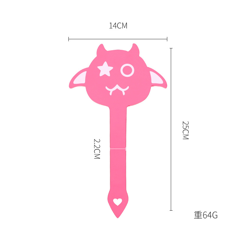 sp实践工具 卡通亚克力猫爪猫咪拍子戒尺马鞭 - 图1
