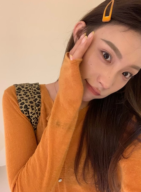 Busan彩色BB夹女滴油水滴刘海夹侧边夹韩国风时尚碎发夹子套装新