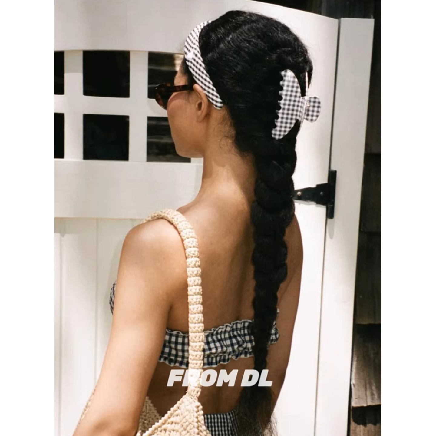 Busan法式复古少女emijay醋酸抓夹时尚小众高级感发夹鲨鱼夹发饰 - 图0