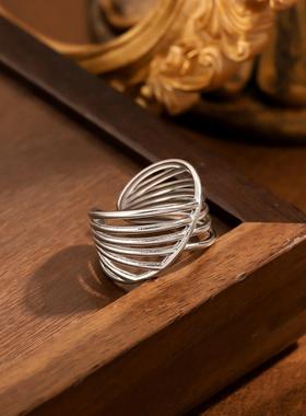 艾芙乐原创纯银s925简约猫咪开口