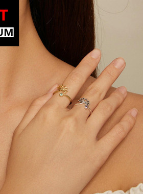 艾芙乐S925纯银戒指小巧女简约