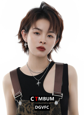 简约风四芒星珍珠项链女百搭高级