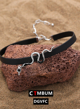 原创灵蛇项链女高级感轻奢复古嘻