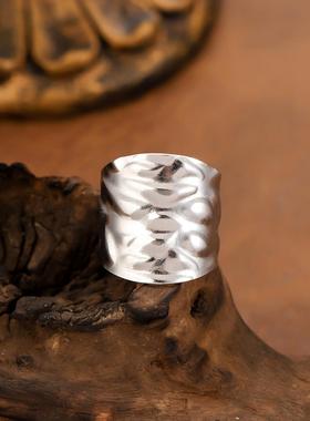 欧美风不规则几何不锈钢女戒