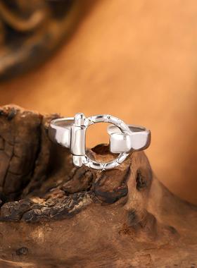 钛钢简约设计男女同款戒指