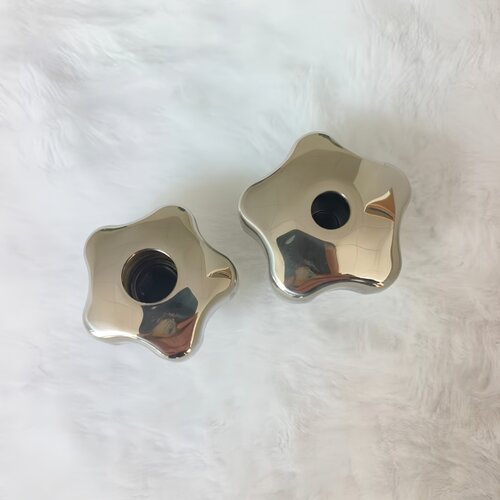 304手拧梅花手轮不锈钢国标锁紧螺母通孔机床把手非标旋钮螺母 - 图2