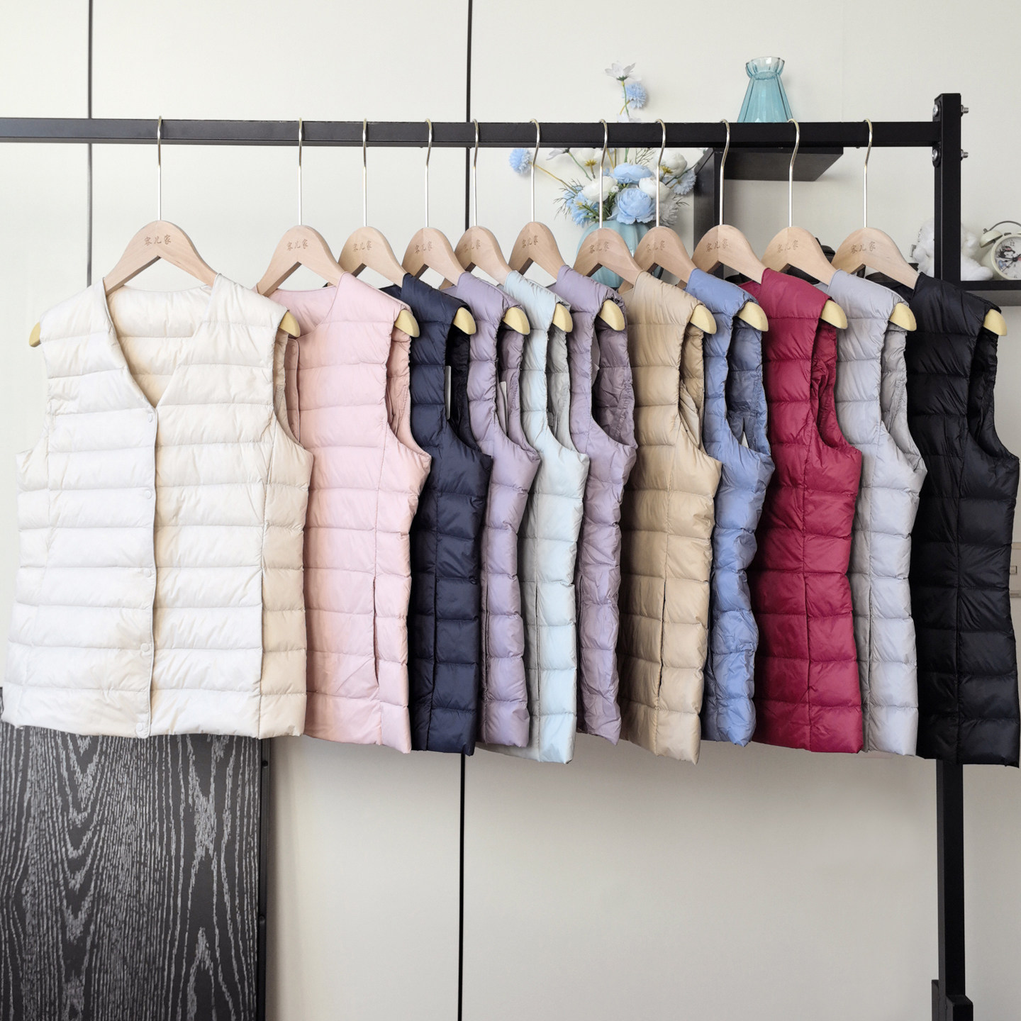 渠道货！可收纳！简约百搭轻便保暖叠穿内搭白鸭绒羽绒马夹背心女,淘宝优惠券,粉丝福利购,淘宝优惠卷