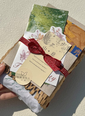山意SHALL黄色透明蝴蝶标本相框小众DIY创意摆件生日礼物装饰手工