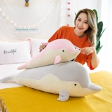 Плюшевая игрушка, большая подушка для сна, детская кукла девочка, популярно в интернете, дельфин