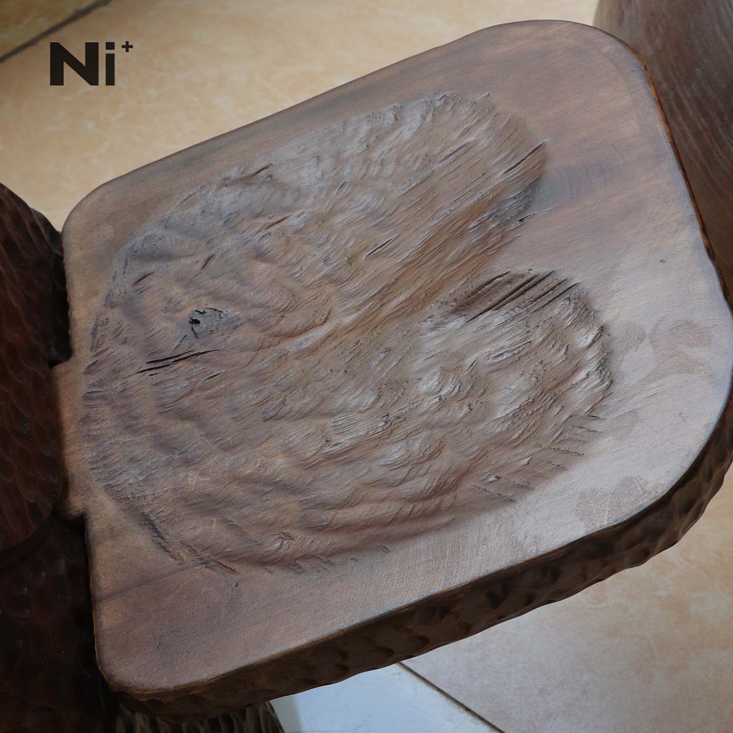 Ni尼家侘寂风椅子复古木椅客厅休闲椅创意设计师椅子阳台桌椅组合,淘宝优惠券,粉丝福利购,淘宝优惠卷