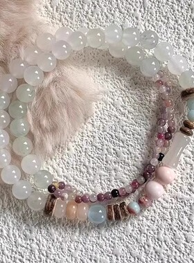 2025年新款天山翠碧玺串珠手链女新中式高级感手串ins风轻奢手饰