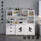 Industrial style iron solid wood restaurant home storage cabinet