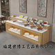 Hotel restaurant walnut breakfast table school cafeteria buffet table hot pot barbecue shop snack fruit buffet table