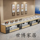 Simple hotel dining table against the wall pick-up table restaurant buffet table BBQTaipei cuisine unit canteen breakfast table
