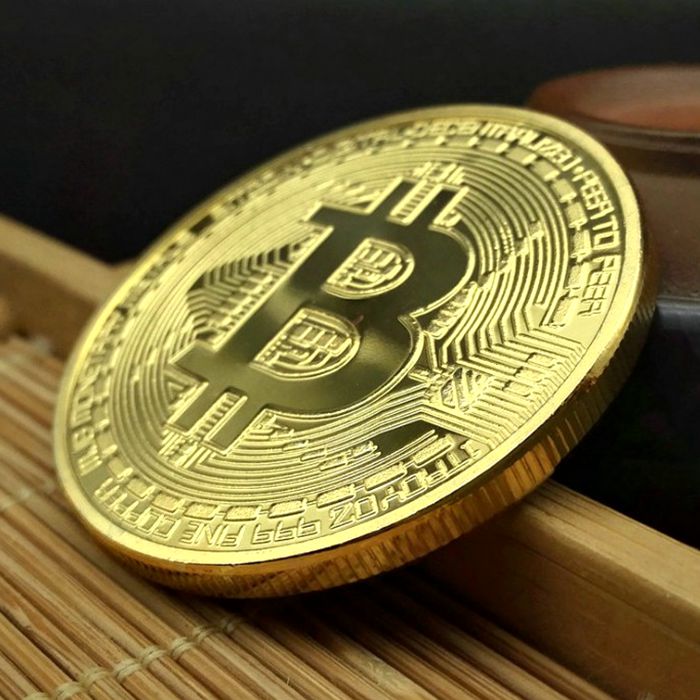 特价 纯铜 Bitcoin 金币BTC美元世界钱币 纯铜比特 纪念币硬币24K - 图1