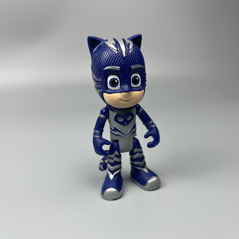 外单睡衣小英雄玩具猫头鹰女飞壁侠手脚可动儿童玩具人偶 - 图1