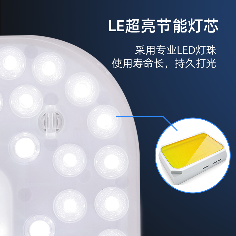 led灯盘吸顶灯灯芯家用客厅圆形方形磁吸替换改造灯板通用灯条