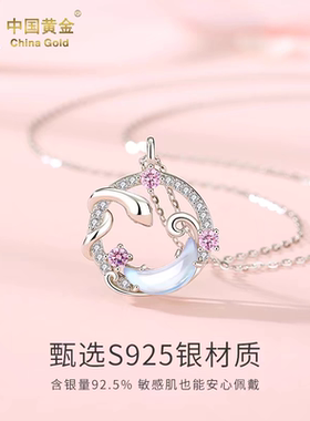 999足银灵蛇项链女生2025新款十二生肖本命年生日新年礼物送女友