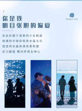 999足银海蓝托帕石项链女款纯银小众精致不掉色毛衣链生日送女友