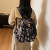 2026 New Trendy Fashion Backpack Versatile Shoulder Bag Women's Casual Lightweight Nylon Cloth Bag Travel Small Backpack