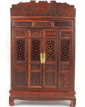 红木雕中式风微型迷你家具小摆件