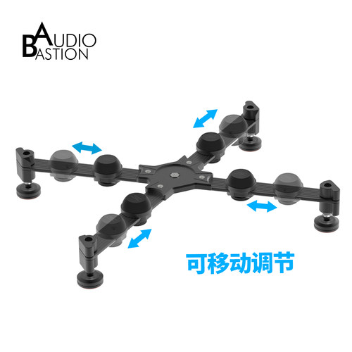 音响机架桌面架AudioBastion 爱丁堡解码耳机架功放架减震进阶款 - 图0