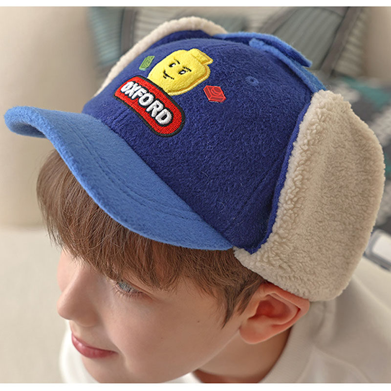 韩国winghouse儿童帽子男童秋冬季宝宝棒球帽保暖护耳帽女童潮,淘宝优惠券,粉丝福利购,淘宝优惠卷