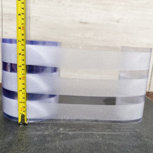 静电磨砂办公室玻璃贴膜半透明条纹移门隔断防撞腰线窗户贴纸装饰 - 图1