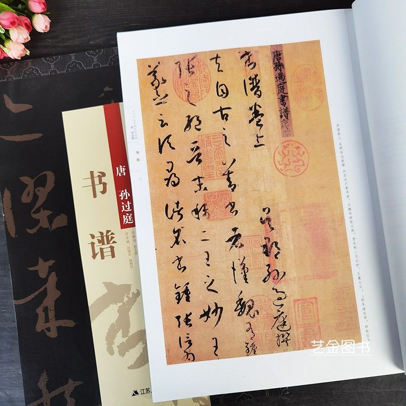 孙过庭书谱 大八开本放大版书谱全文草书字帖历代书法名家名帖名碑 孙晓云编简体释文成人初学者草书爱好者书法临摹字帖江苏人民_虎窝淘
