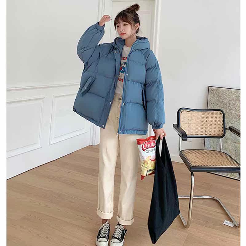 连帽棉服女冬新款22韩版宽松羽绒棉衣ins港风原宿面包服棉袄潮 三坑日记 连帽棉服女冬新款22韩版宽松羽绒棉衣ins港风原宿面包服棉袄潮 三坑日记