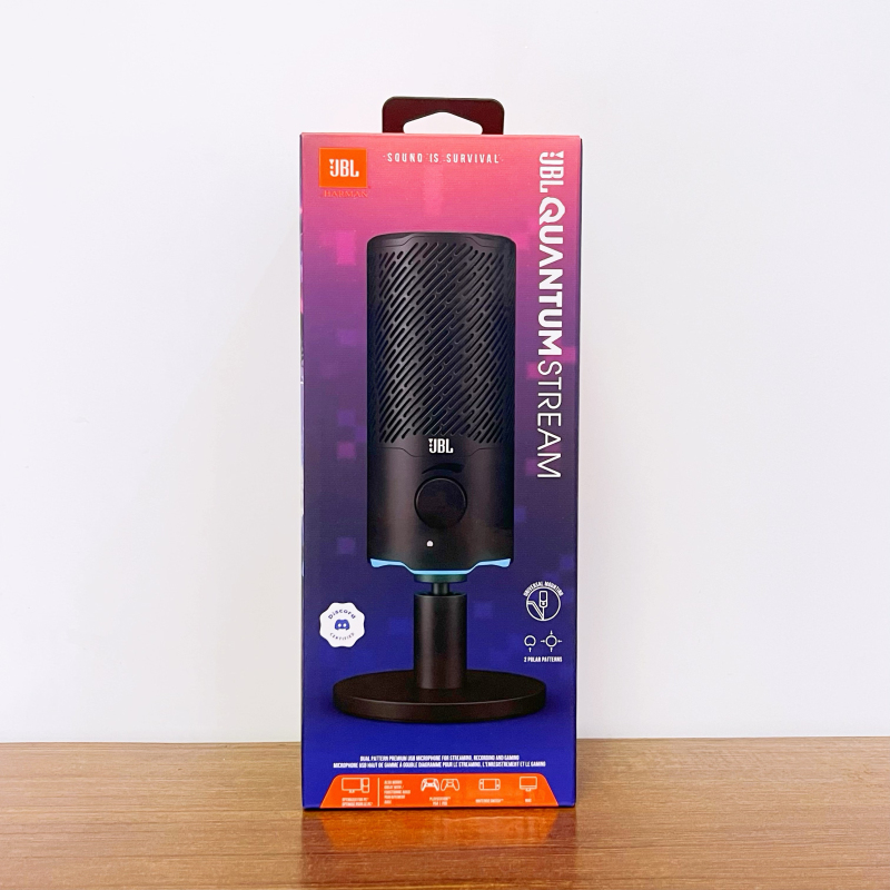 JBL QUANTUM STREAM Mic USB电容麦克风话筒手机电脑直播K歌录音-图0