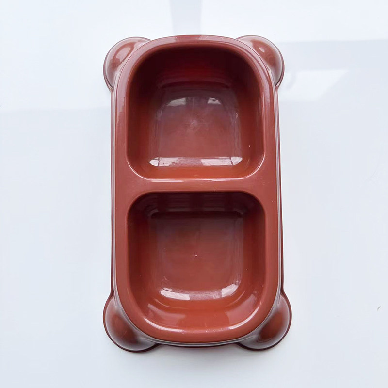 狗狗食盆联系狗碗犬猫通用一体式喂食喂水小狗狗盆狗碗,淘宝优惠券,粉丝福利购,淘宝优惠卷