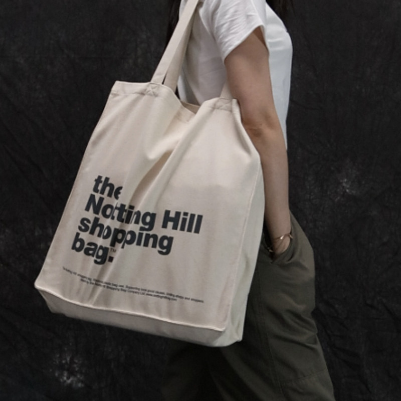 特大容量伦敦诺丁山同款男女单肩帆布包购物袋通勤出游收纳可定制,淘宝优惠券,粉丝福利购,淘宝优惠卷