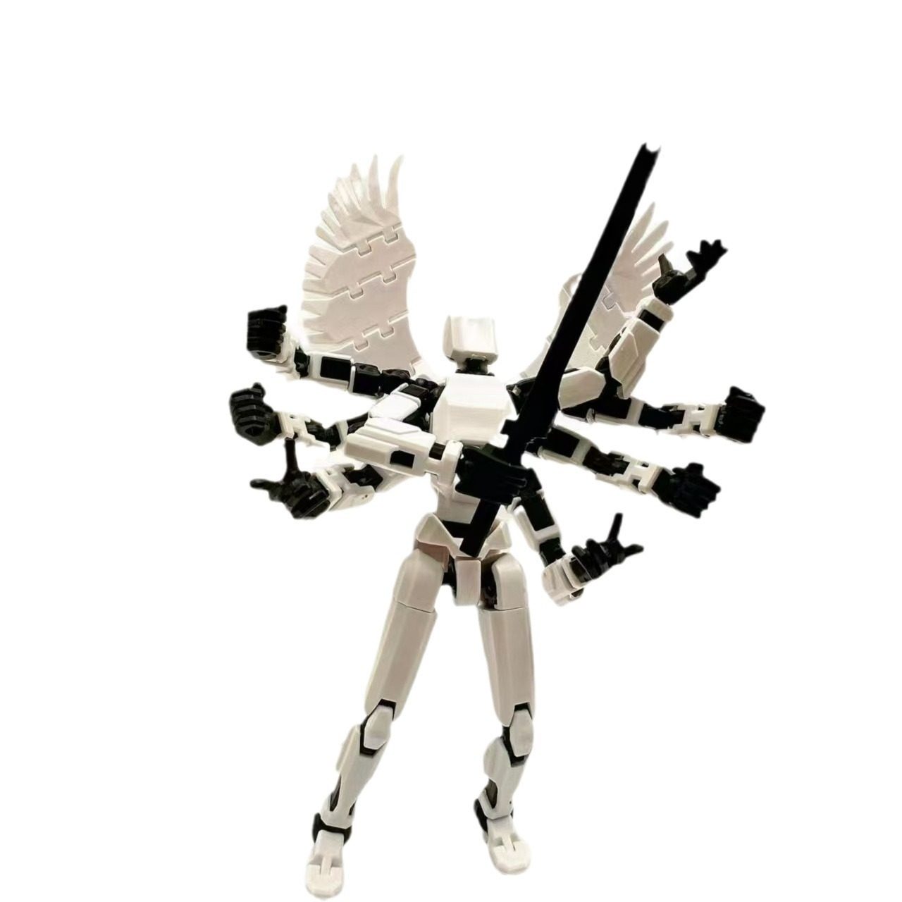 幸运13dummy3d打印多关节可动人偶翅膀武器第6代拼装小人,淘宝优惠券,粉丝福利购,淘宝优惠卷