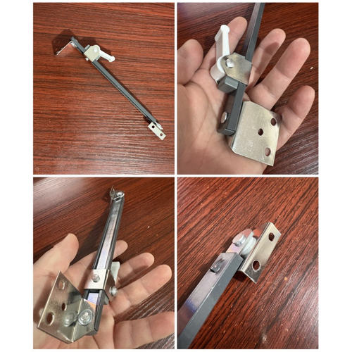 铝合金门窗风撑塑钢窗户限位器角度可调开窗防风杆安全扣伸缩撑杆 - 图3