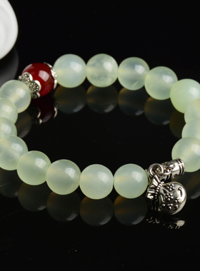 天然岫玉玉石手串玉