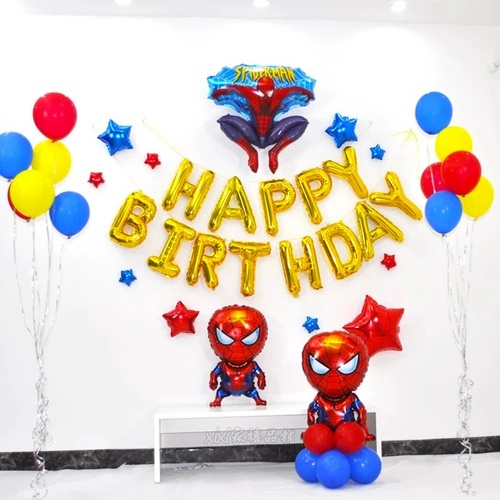 Воздушный шар, детское мультяшное ювелирное украшение для мальчиков, Человек-паук