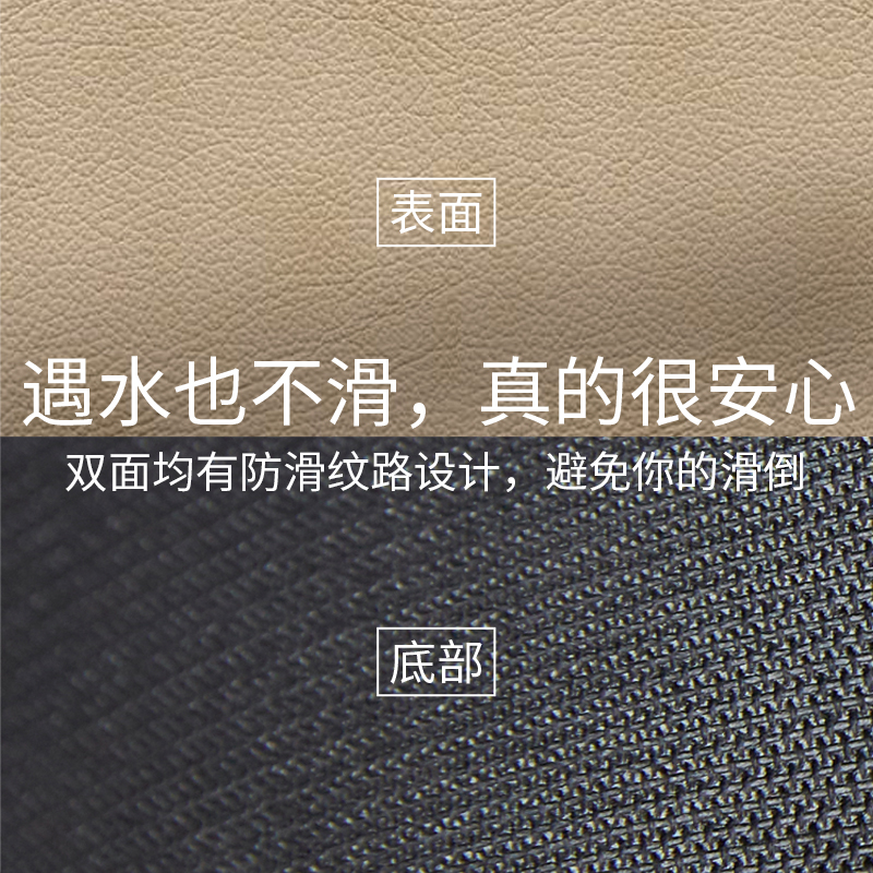 【厨房】认真艺术款皮革地垫 防油防水防滑 耐脏脚垫 春暖花开,淘宝优惠券,粉丝福利购,淘宝优惠卷