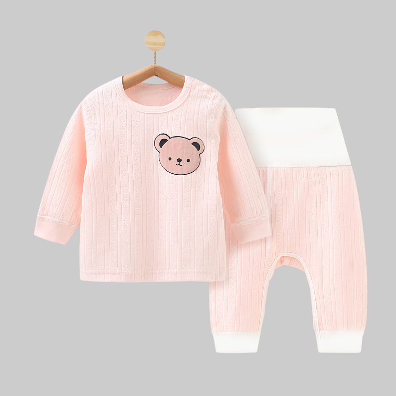婴儿内衣套装春秋冬新生儿衣服分体保暖打底高腰男女宝宝秋衣秋裤,淘宝优惠券,粉丝福利购,淘宝优惠卷