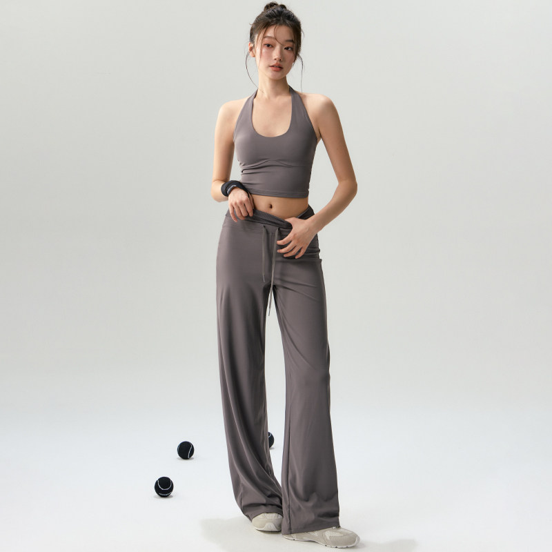 宽松运动裤女新款阔腿直筒外穿跑步长裤普拉提训练服瑜伽服健身裤,淘宝优惠券,粉丝福利购,淘宝优惠卷