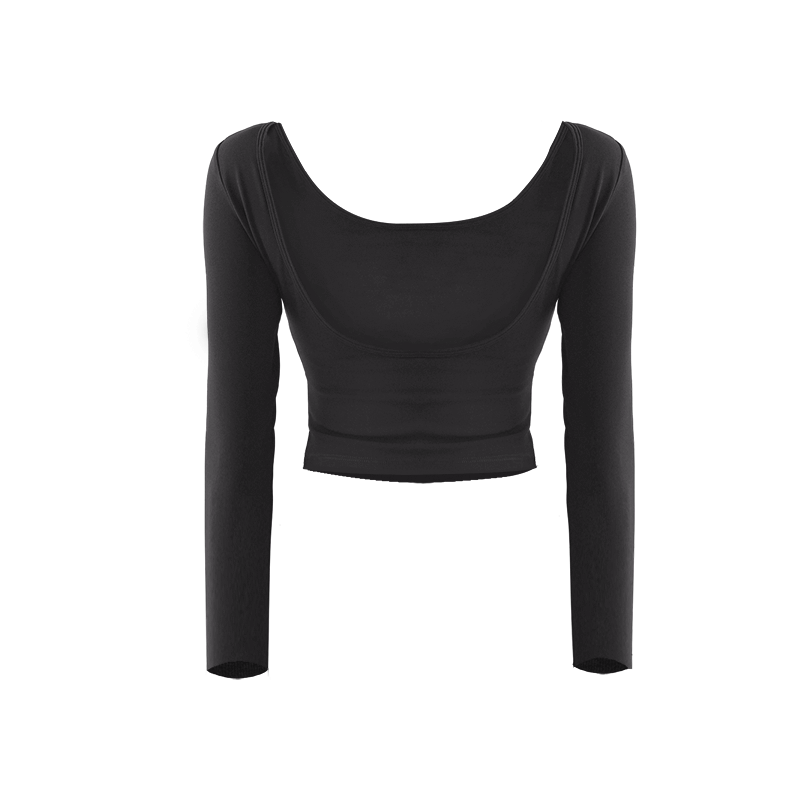 露背运动长袖女春季紧身跑步训练健身衣速干美背普拉提瑜伽服长袖,淘宝优惠券,粉丝福利购,淘宝优惠卷