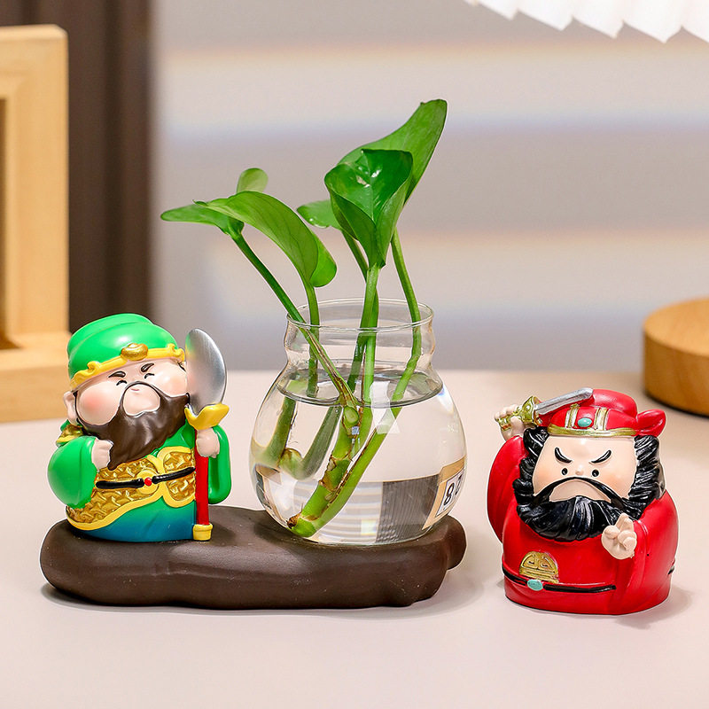 【驱魔钟馗】职场防小人办公室工位解压装饰桌面水培摆件好运礼物,淘宝优惠券,粉丝福利购,淘宝优惠卷