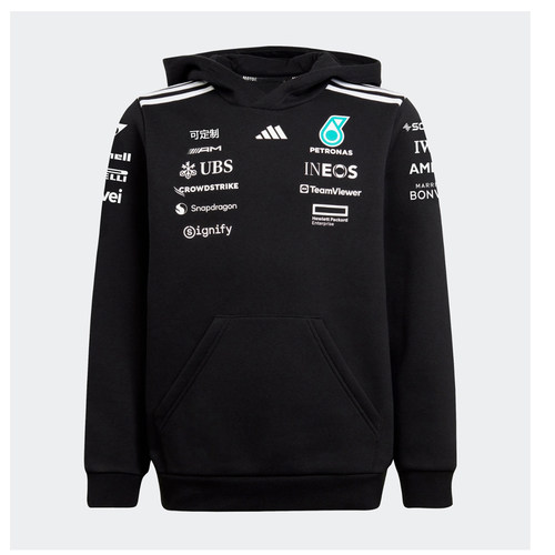 寻念2025新款F1赛车服连帽卫衣适用于奔驰车队外套运动周边可定制 - 图3