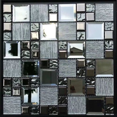 Стеклянная металлическая наклейка на стену, головоломка, мозаика, прямые продажи с завода