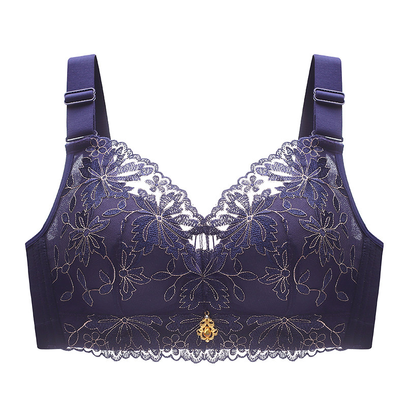 刺绣温感文胸小胸显大无钢圈调整型胸罩舒适聚拢加厚款收副乳内衣,淘宝优惠券,粉丝福利购,淘宝优惠卷
