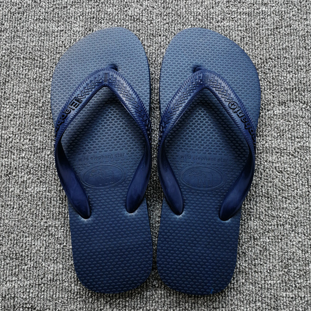 Thailand imported Yexiang brand natural rubber flip-flops for men, Vietnamese beach sandals, wear-resistant, non-slip and waterproof for outer wear