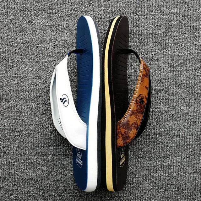 Vietnam imported Pingxin natural rubber flip-flops for men, men's shoes, Vietnamese beach sandals, non-slip and wear-resistant