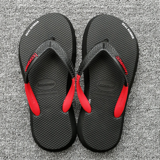 LEONMOO natural rubber flip-flops imported from Thailand