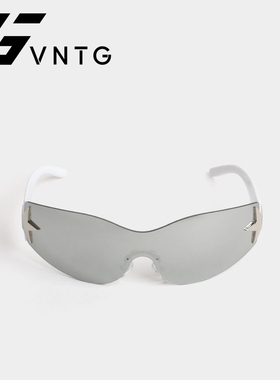 VNTG墨镜水银色显脸小曲面防紫外线机能感炫酷中性uv400太阳眼镜