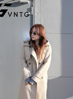 VNTG墨镜老钱风椭圆形lisa同款凯旋门金属框宽边uv400太阳眼镜